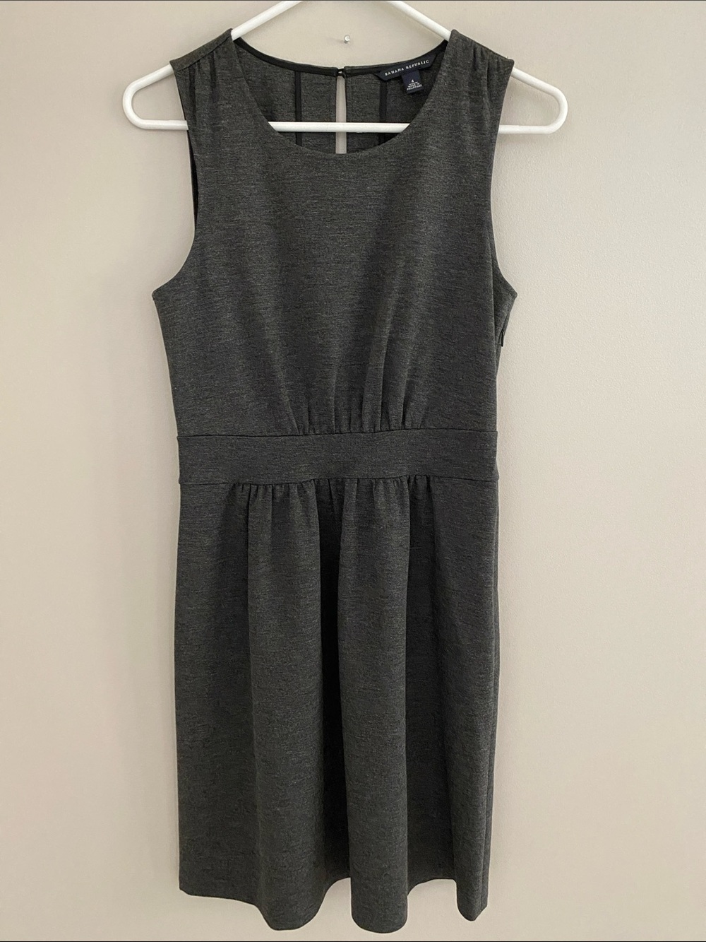 Banana Republic Ponte Stretch Sleeveless Fit & Flare Dress